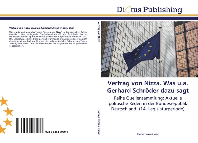 Produktbild: Vertrag von Nizza. Was u.a. Gerhard Schr&ouml;der dazu sagt