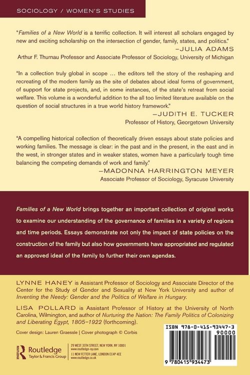 Produktbild: Families of a New World