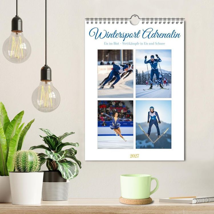 Produktbild: Wintersport Adrenalin (Wandkalender 2027 DIN A4 hoch), CALVENDO Monatskalender