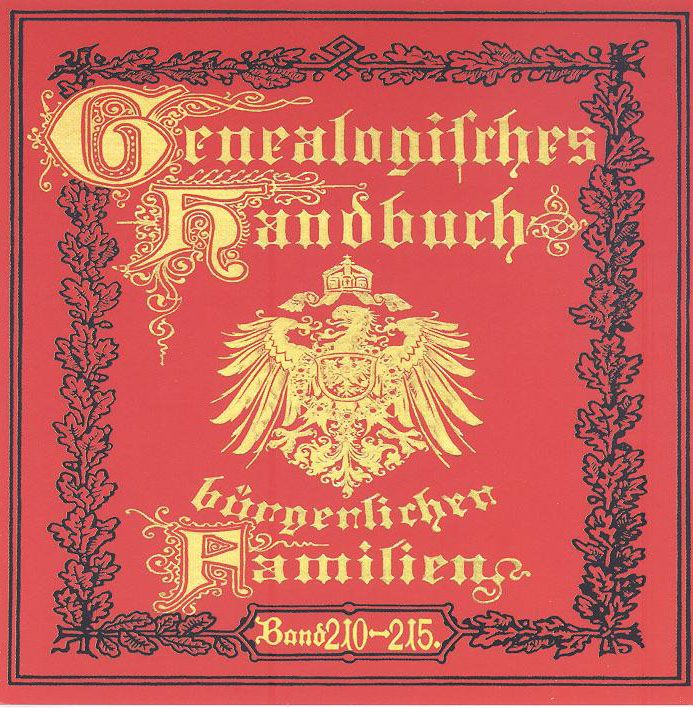 Produktbild: Deutsches Geschlechterbuch - CD-ROM. Genealogisches Handbuch b&uuml;rgerlicher Familien / Genealogisches Handbuch b&uuml;rgerlicher Familie B&auml;nde 210-215