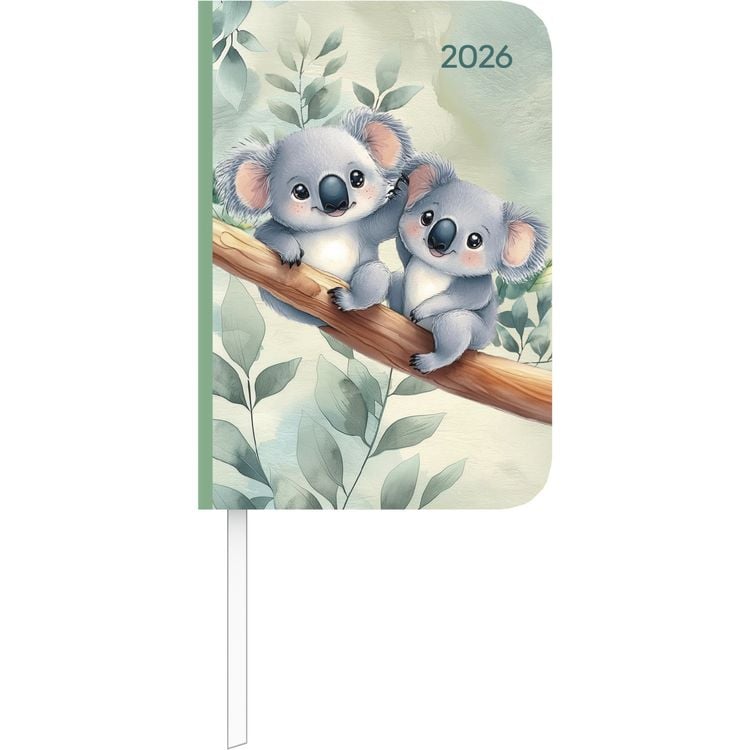 Bild vom Artikel Lady Journal Mini Koala 2026 - Taschen-Kalender 8x11,5 cm - Muster - Weekly - 144 Seiten - Notiz-Buch - Alpha Edition vom Autor Alpha Edition