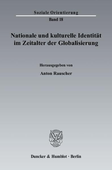 Produktbild: Nationale und kulturelle Identit&auml;t im Zeitalter der Globalisierung.