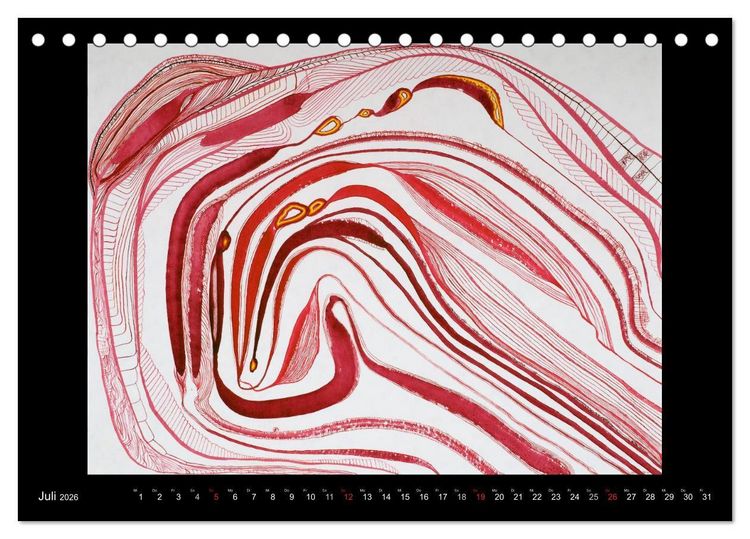 Produktbild: Feinste Aquarelle (Tischkalender 2026 DIN A5 quer), CALVENDO Monatskalender