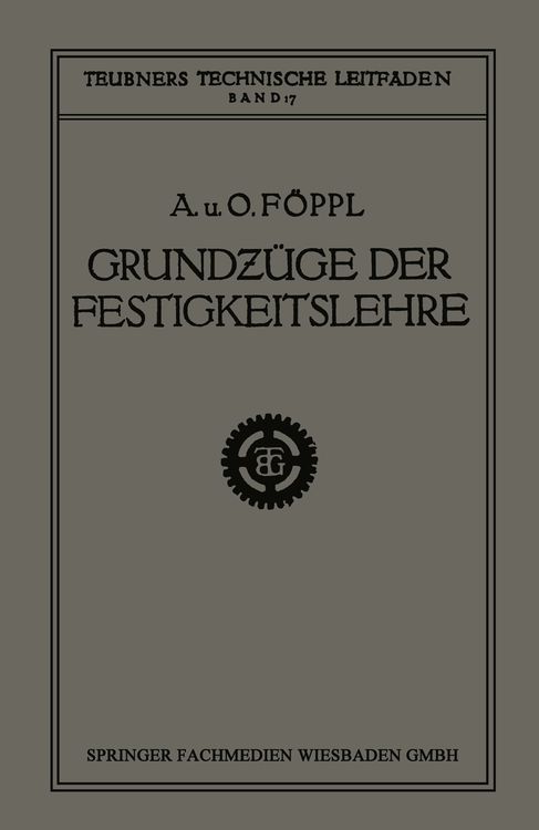 Produktbild: Grundz&uuml;ge der Festigkeitslehre