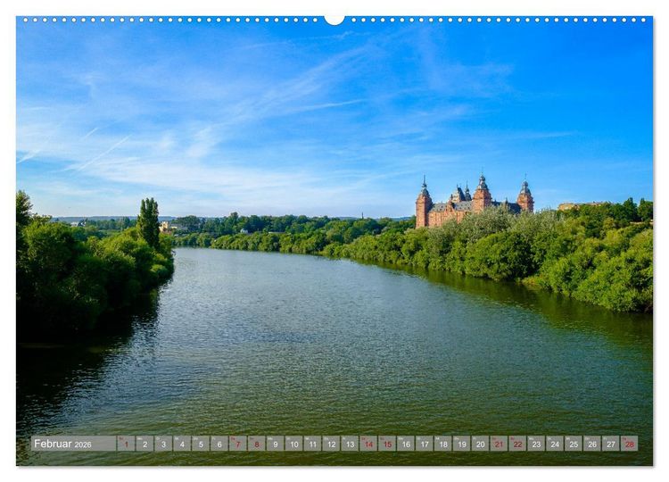 Produktbild: Ein Blick auf Aschaffenburg (hochwertiger Premium Wandkalender 2026 DIN A2 quer), Kunstdruck in Hochglanz