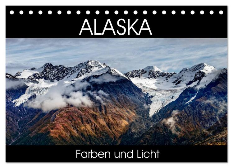 Produktbild: Alaska - Farben und Licht (Tischkalender 2026 DIN A5 quer), CALVENDO Monatskalender