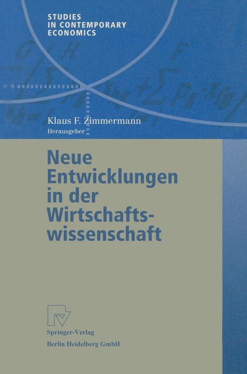 Produktbild: Neue Entwicklungen in der Wirtschaftswissenschaft