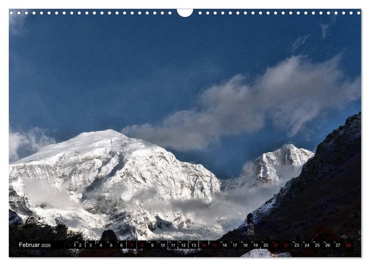 Produktbild: Bhutan - Natur und Tradition (Wandkalender 2026 DIN A3 quer), CALVENDO Monatskalender