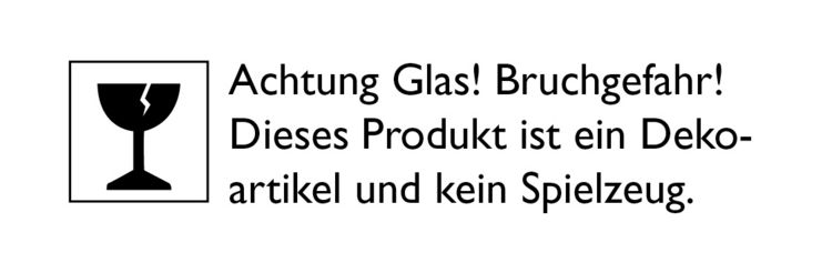 Produktbild: Glasvase zum Aufh&auml;ngen - Alles Liebe
