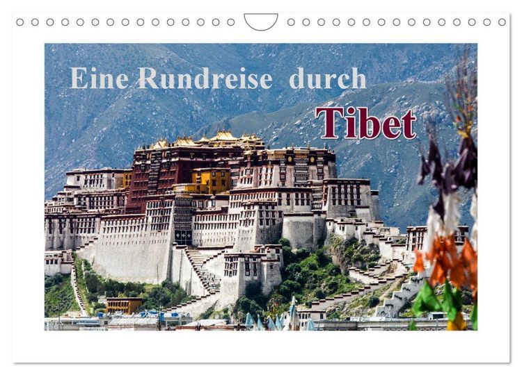 Produktbild: Eine Rundreise durch Tibet (Wandkalender 2026 DIN A4 quer), CALVENDO Monatskalender