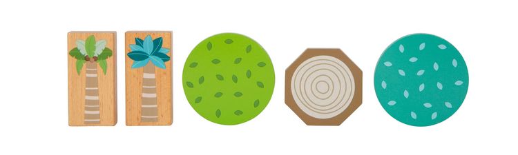 Produktbild: Holzbausteine "Jungle Friends"