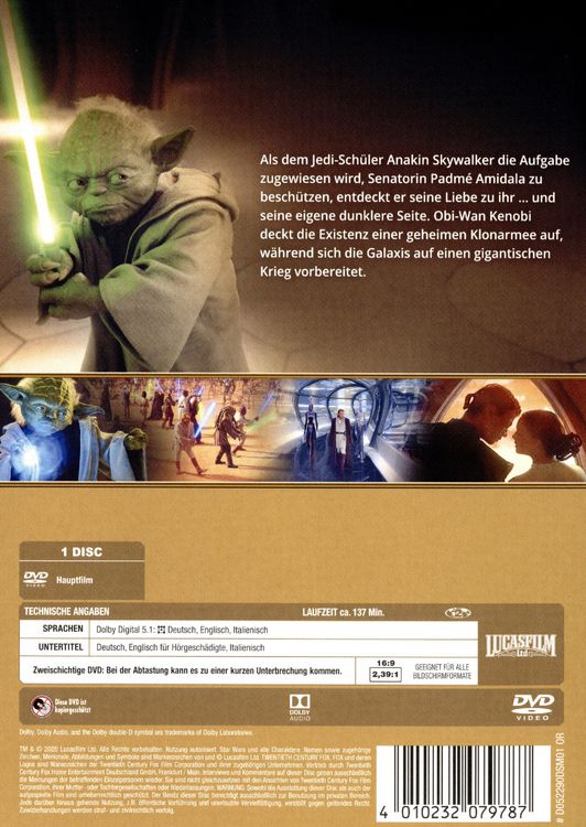 Produktbild: Star Wars Episode 2 - Angriff der Klonkrieger