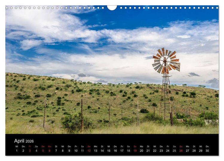 Produktbild: Unterwegs in S&uuml;dafrika 2026 (Wandkalender 2026 DIN A3 quer), CALVENDO Monatskalender