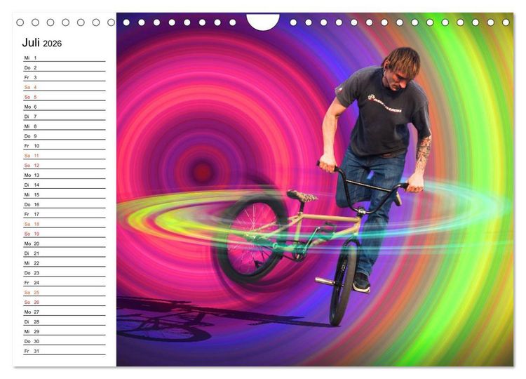 Produktbild: BMX My Life (Wandkalender 2026 DIN A4 quer), CALVENDO Monatskalender