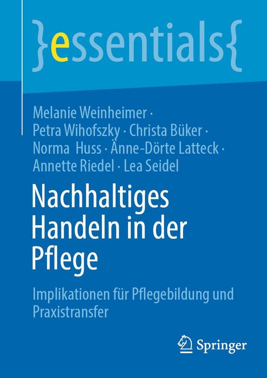 Produktbild: Nachhaltiges Handeln in der Pflege