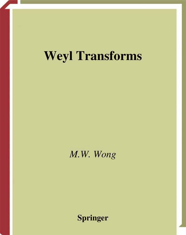 Produktbild: Weyl Transforms