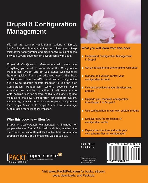 Produktbild: Drupal 8 Configuration Management