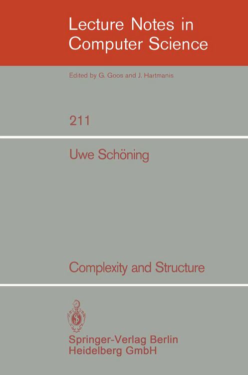 Produktbild: Complexity and Structure