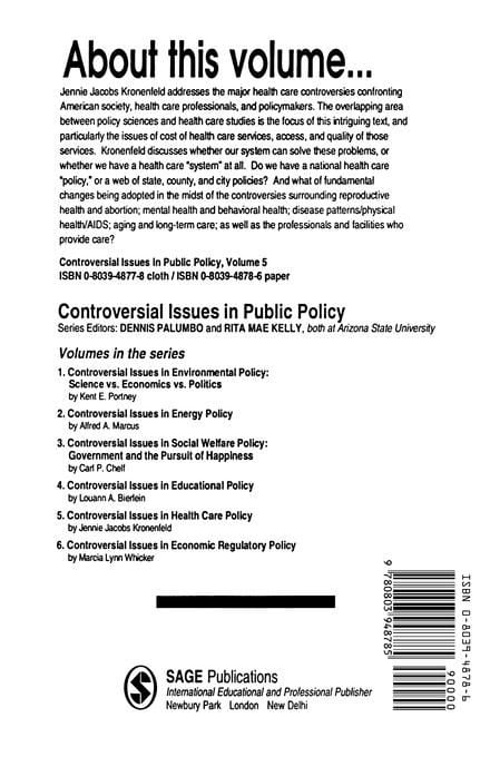 Produktbild: Controversial Issues in Health Care Policy