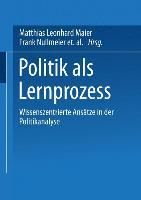 Produktbild: Politik als Lernprozess
