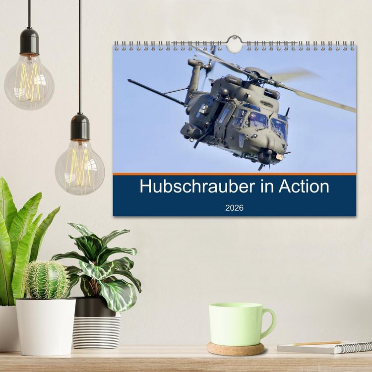 Produktbild: Hubschrauber in Action (Wandkalender 2026 DIN A4 quer), CALVENDO Monatskalender