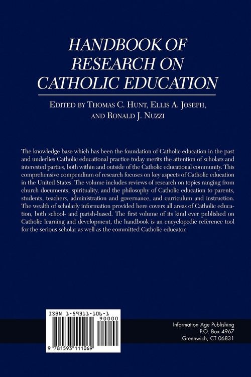 Produktbild: Handbook of Research on Catholic Education (PB)