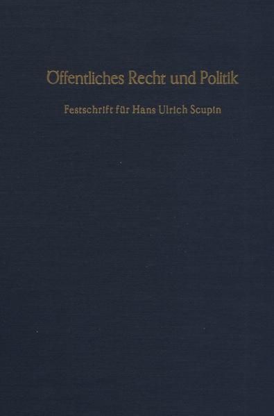 Produktbild: &Ouml;ffentliches Recht und Politik.