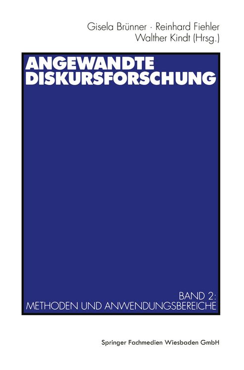 Produktbild: Angewandte Diskursforschung