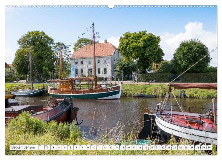 Produktbild: Radland Deutschland - Niedersachsen (hochwertiger Premium Wandkalender 2027 DIN A2 quer), Kunstdruck in Hochglanz