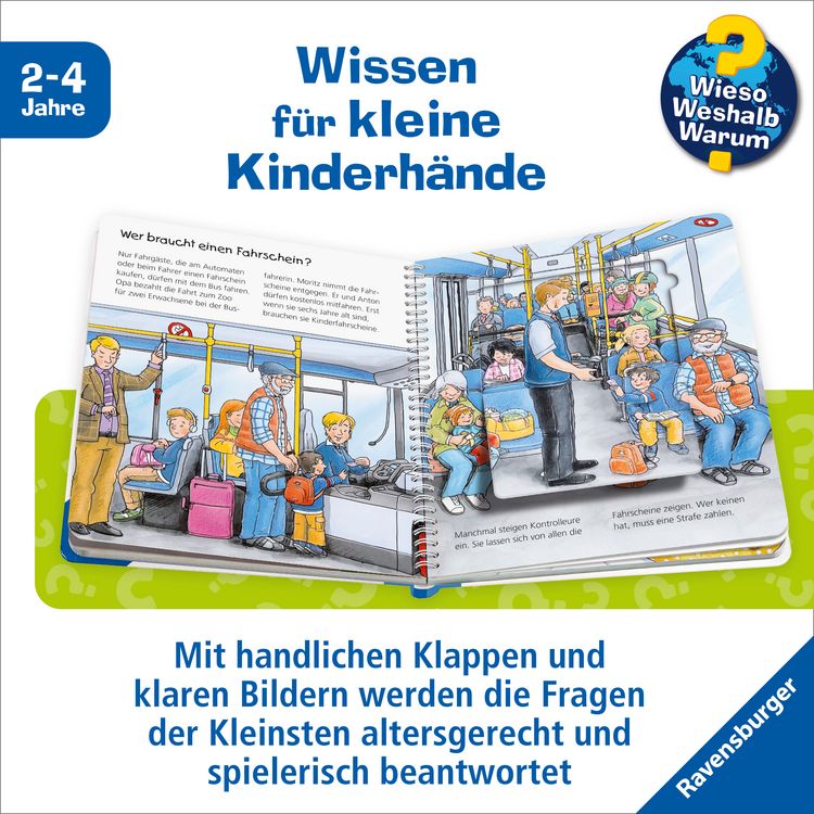 Produktbild: Wieso? Weshalb? Warum? junior, Band 63 - Unterwegs mit Bus und Bahn