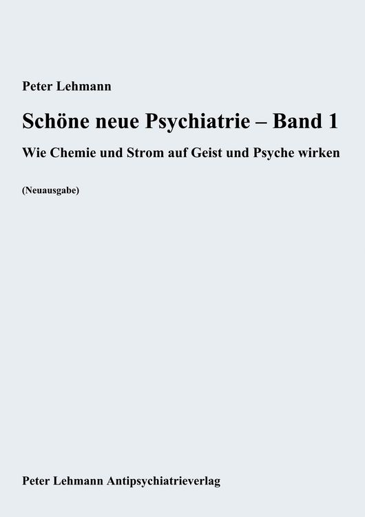 Produktbild: Sch&ouml;ne neue Psychiatrie - Band 1