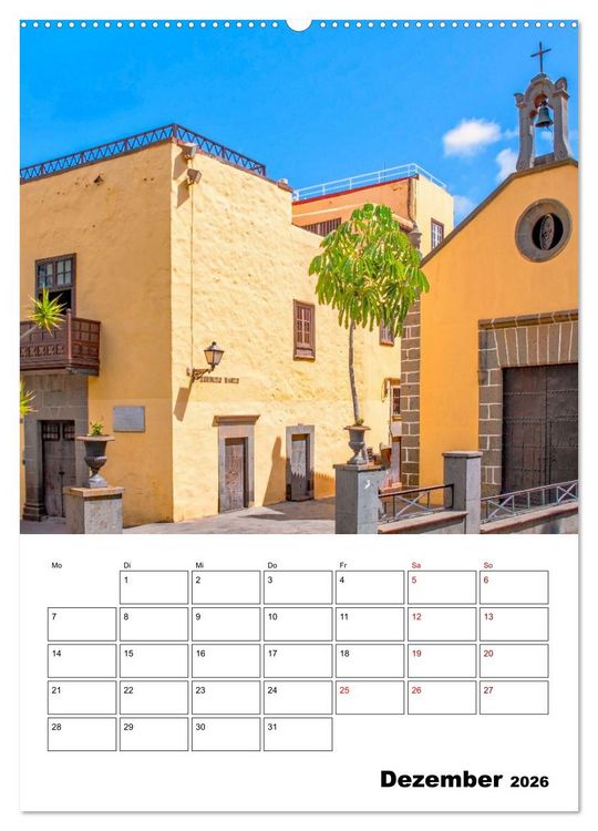 Produktbild: Las Palmas - ein traumhaftes Reiseziel (hochwertiger Premium Wandkalender 2026 DIN A2 hoch), Kunstdruck in Hochglanz
