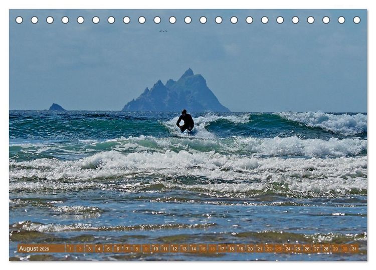 Produktbild: Skellig Coast - Irlands sch&ouml;nste K&uuml;ste (Tischkalender 2026 DIN A5 quer), CALVENDO Monatskalender