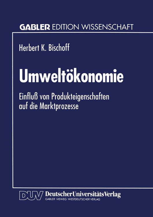 Produktbild: Umwelt&ouml;konomie