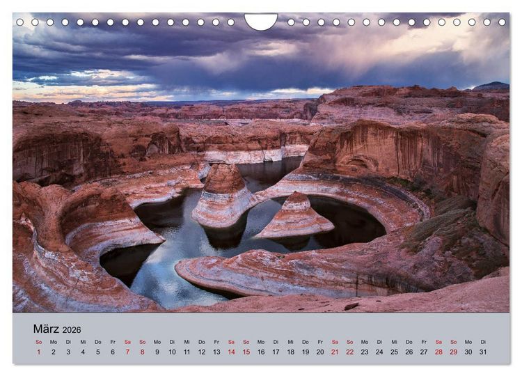 Produktbild: Magische Landschaften - Unterwegs im S&uuml;dwesten der USA (Wandkalender 2026 DIN A4 quer), CALVENDO Monatskalender