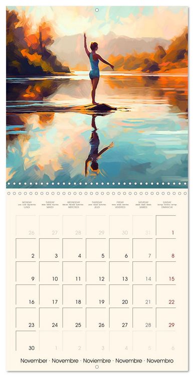 Produktbild: Never Forget Yoga (Wall Calendar 2026 12 &times; 12 Inch) CALVENDO 12 Month Wall Calendar