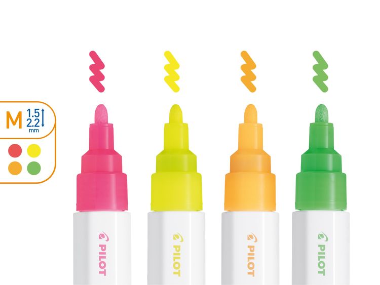 Produktbild: PILOT Kreativmarker PINTOR 4.5 (M) DIY-Set Kork Untersetzer