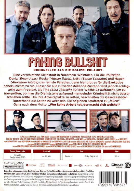 Produktbild: Faking Bullshit - Krimineller als die Polizei erlaubt