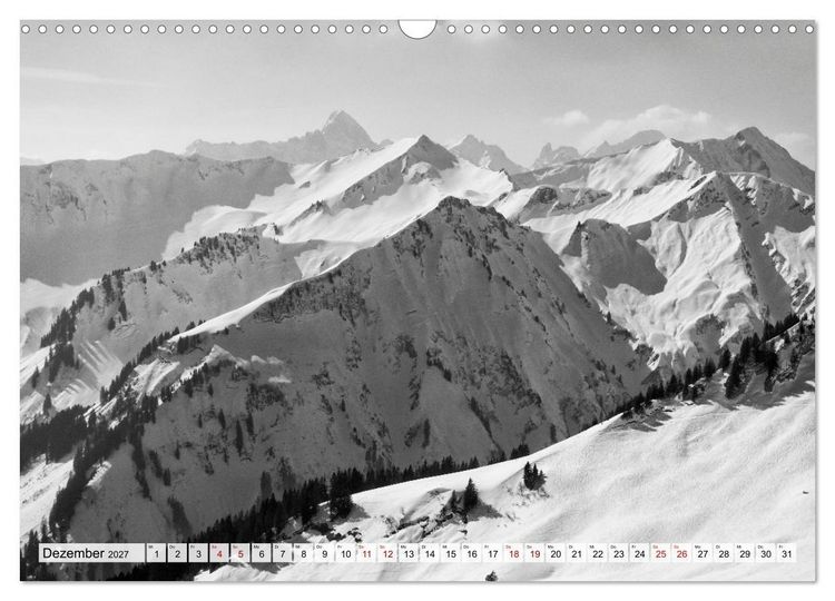 Produktbild: Traumhafte Allg&auml;uer Alpen (Wandkalender 2027 DIN A3 quer), CALVENDO Monatskalender