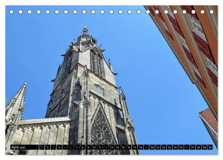 Produktbild: Reutlingen - Tor zur Schw&auml;bischen Alb (Tischkalender 2026 DIN A5 quer), CALVENDO Monatskalender