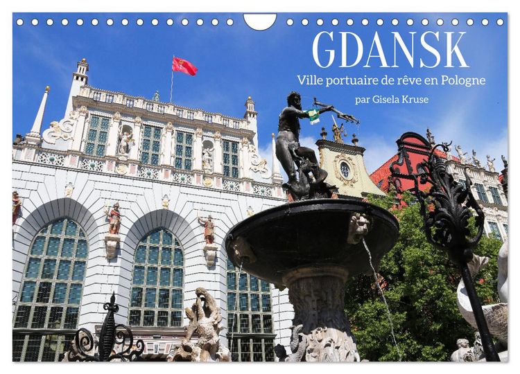 Produktbild: GDANSK - Ville portuaire de r&ecirc;ve en Pologne (Calendrier mural 2026 DIN A4 vertical), CALVENDO calendrier mensuel