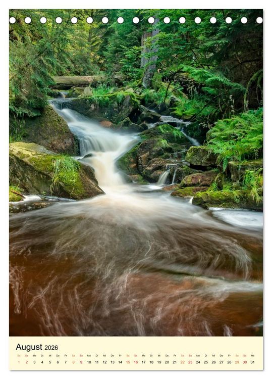 Produktbild: Abenteuer Nationalpark in Deutschland (Tischkalender 2026 DIN A5 hoch), CALVENDO Monatskalender