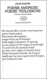 Produktbild: Poesie amorose. Poesie teologiche