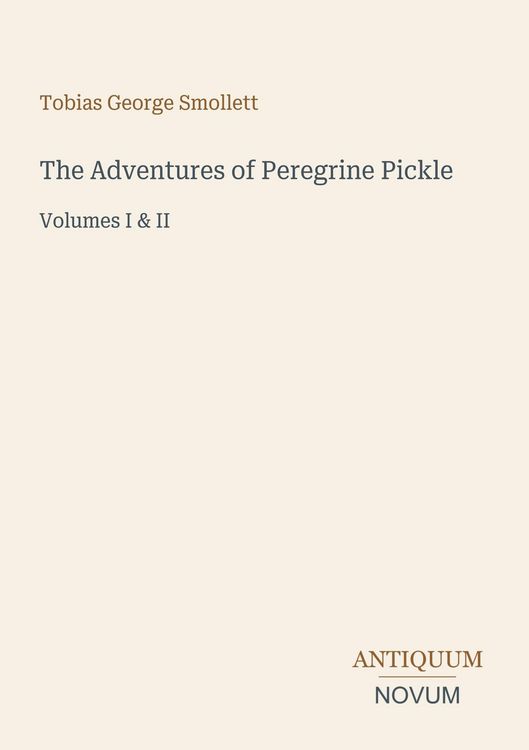 Produktbild: The Adventures of Peregrine Pickle