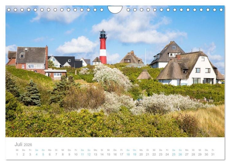 Produktbild: Sylt s&uuml;chtig (Wandkalender 2026 DIN A4 quer), CALVENDO Monatskalender