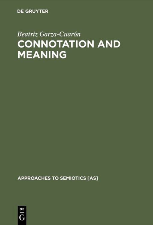 Produktbild: Connotation and Meaning