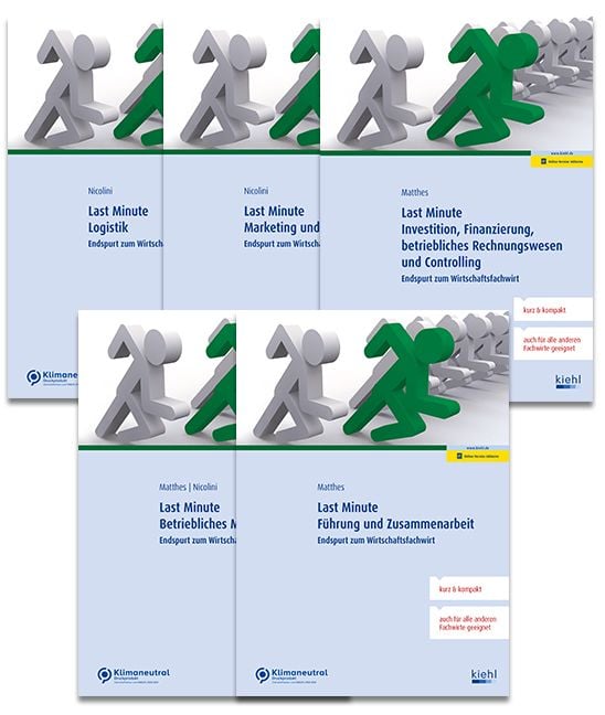 Produktbild: B&uuml;cherpaket: Last Minute Wirtschaftsfachwirtepr&uuml;fung - Komplettpaket Handlungsspezifische Qualifikationen