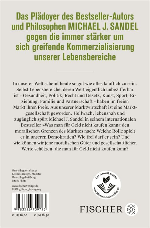 Produktbild: Was man f&uuml;r Geld nicht kaufen kann