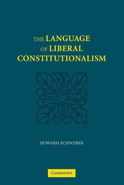 Produktbild: The Language of Liberal Constitutionalism