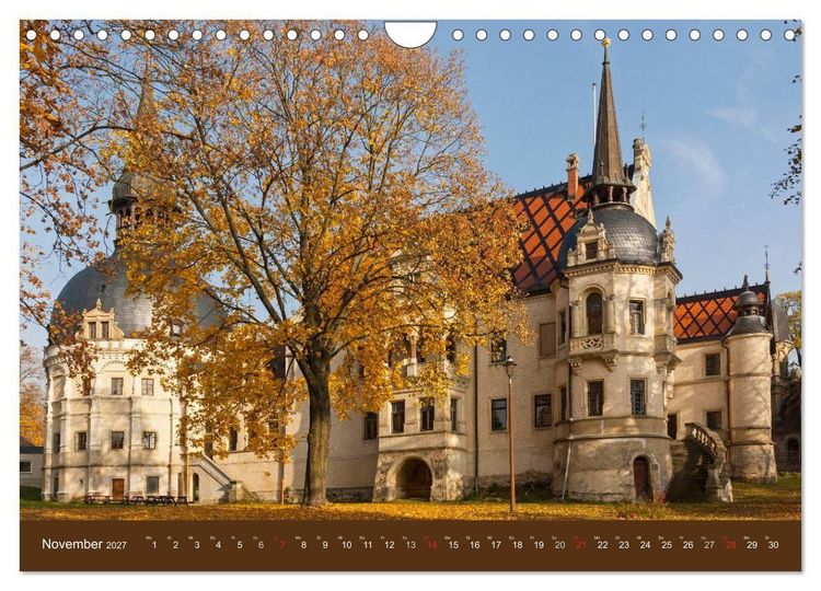 Produktbild: Sachsens Schl&ouml;sser und Burgen (Wandkalender 2027 DIN A4 quer), CALVENDO Monatskalender